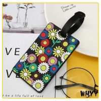 【DT】 hot  New Fashion Silicon Luggage Tags Travel Accessories for Bags Portable Luggage Tag Cartoon Style Cute Luggage Tag