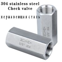 304 stainless steel pneumatic connector check valve water pipe water pump seal G thread 1/8 quot; 1/4 quot; 3/8 quot; 1/2 quot; internal thread