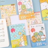 JOKTT 335ชิ้น/แพ็คการ์ตูนอัลบั้มโทรศัพท์สมุดรายวันแบบทำมือทำรายงานด้วยมือนักเรียนสติกเกอร์สติกเกอร์ตกแต่งสมุด Goo สติกเกอร์ไดอารีกาว