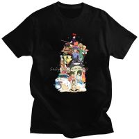 Totoro Spirit Away เสื้อผ้า Studio Ghibli Femme เสื้อยืดการ์ตูนญี่ปุ่น Anime Tshirt Miyazaki Hayao เสื้อผ้า Kawaii Men Tees คุณภาพดีเสื้อยืดผู้ชาย