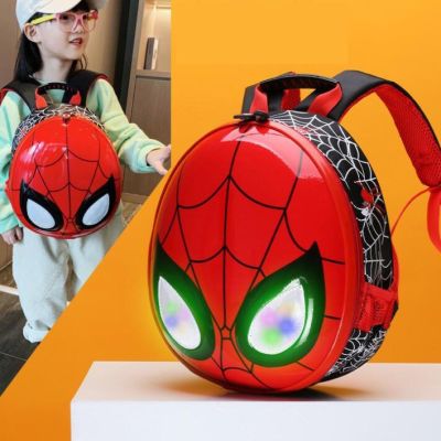 ใหม่ Spider-Man SpiderMan กระเป๋าเป้สะพายหลัง ขนาดเล็ก ลายการ์ตูน สําหรับเด็กอนุบาล ผู้ชาย และเด็กผู้หญิง 2-6 ปี