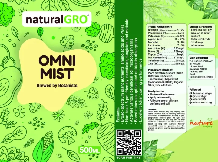 Plant Nutrition, Pest & Disease Protection, BioStimulant, Growth