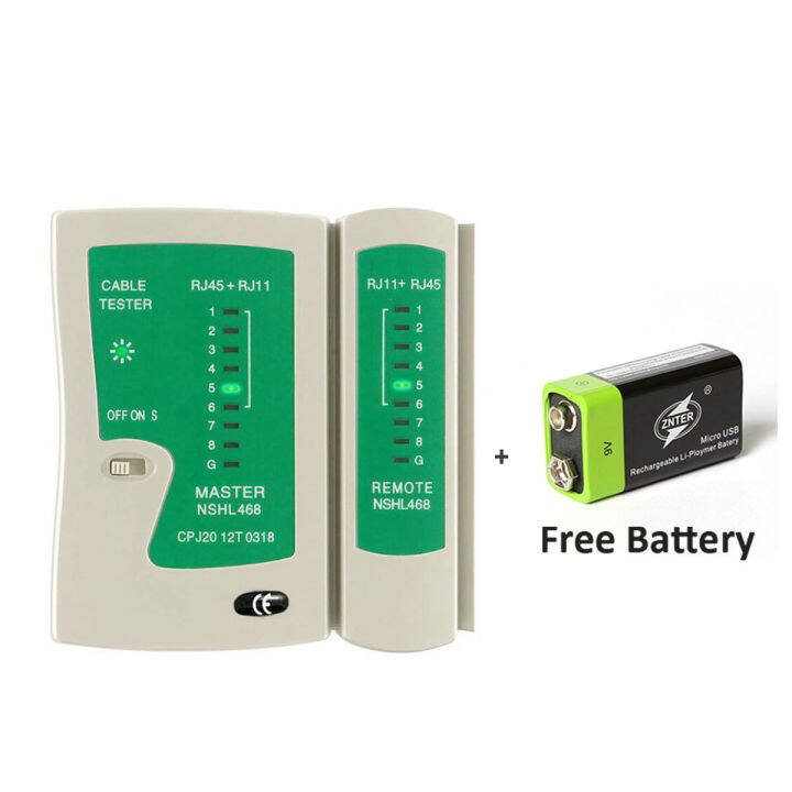 Network Cable Tester RJ45 RJ11 RJ12 CAT5 UTP LAN Cable Tester Detector