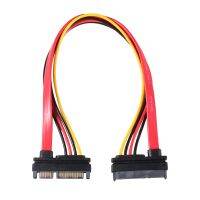 สินค้าขายดีสายเคเบิลข้อมูล22พินแบบอนุกรม SATA Power Combo Extension Serial Adapter Cables