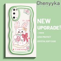 Chenyyka เคสสำหรับ Samsung Galaxy S20 FE S20 Plus S20 อัลตร้าเคสการ์ตูนกระต่ายสีชมพูน่ารักสีสันสดใสน่ารักขอบครีมกันกระแทกแบบใสเคสมือถือสร้างสรรค์โปร่งใสลายกล้องถ่ายรูปเรียบง่ายฝาครอบป้องกันซิลิโคน