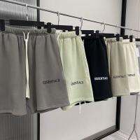 【hot】 Fashion Street Brand Shorts Loose Breathable Print Logo Oversize Hip Hop Cotton Hot