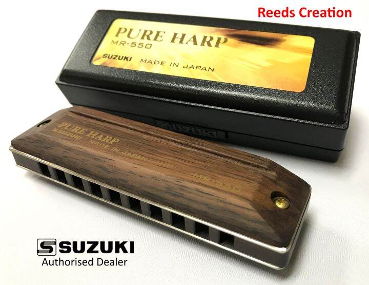 Suzuki Harmonica Pure Harp MR550. Made in Japan Lazada Singapore