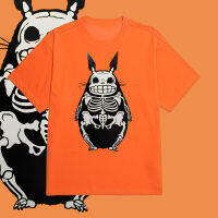 เสื้อยืด สไตล์ใหม่ Totoro HALLOWEEN ฮาโลวีน เสื้อยืดแฟชั่นพิมพ์ S-5XL