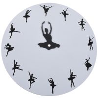 Ballet Time Wall Clock Dancer Ballet Decorative Clock Wall Watch Girls Room Dancing Studio Decor Ballet Dancers Gift