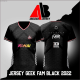 Black EDITION JERSEY (สต็อกเพียงพอ) For GEEK FAM 2022คุณภาพสูง size:S-5XL