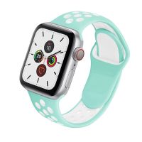 สายซิลิโคนสำหรับสายคาด Apple Watch 45มม. 44มม. 49มม. 41มม. 41มม. 40มม. 49มม. สร้อยข้อมือ Correa IWatch Series 7 3 4 5 6 Se 8สายรัดอัลตร้า