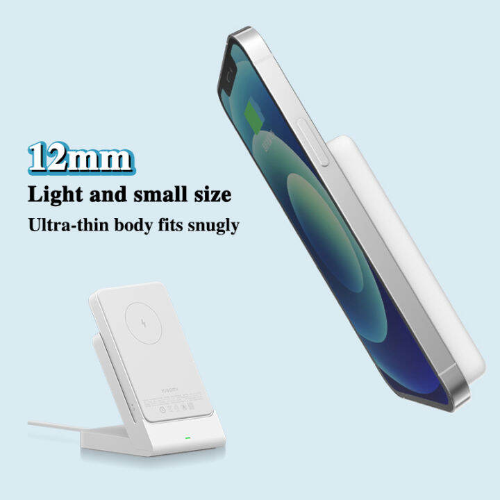 xiaomi-พาวเวอร์แบงค์ไร้สายแม่เหล็ก-high-capacity-vertical-wireless-charger-type-c-การชาร์จแบบสองทิศทาง-สำหรับ-iphone-14-13