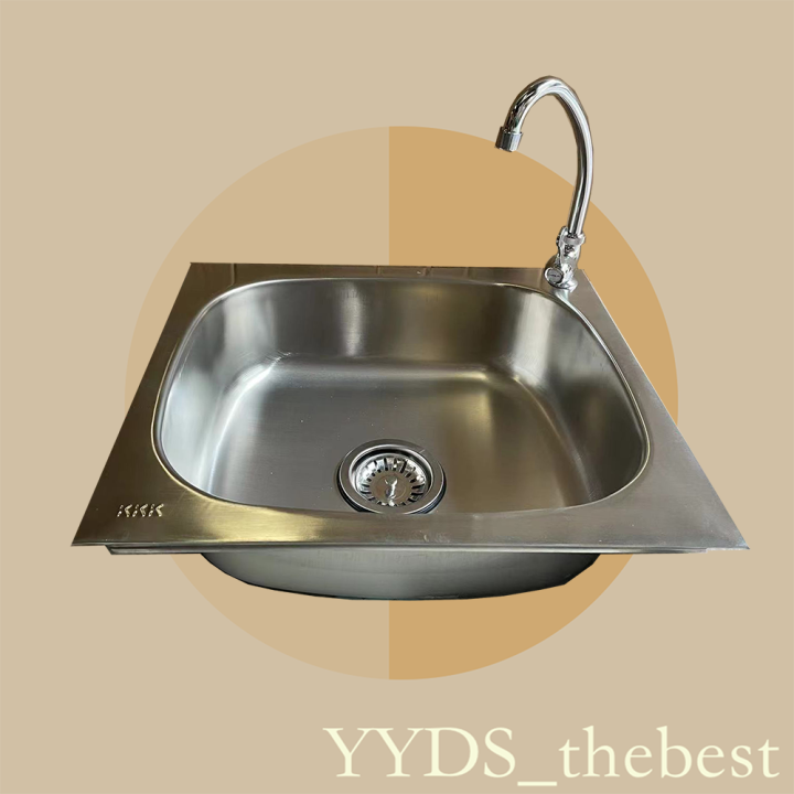KKK 105 (470x410mm) stainless steel polishing kitchen sinks with drain