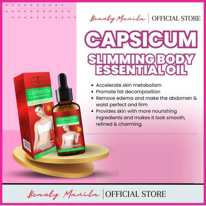 ORIGINAL 100 EFFECTIVE CAPSICUM OIL SLIMMING BODY Essential Oil 100