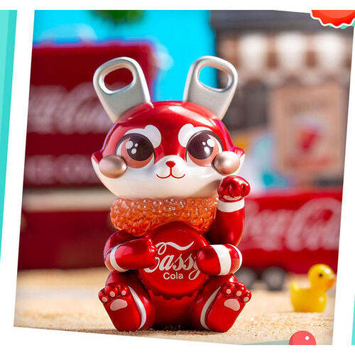 Blind Toys Original CASSY Cathy Cat Street Drink Series Blind Box Toys