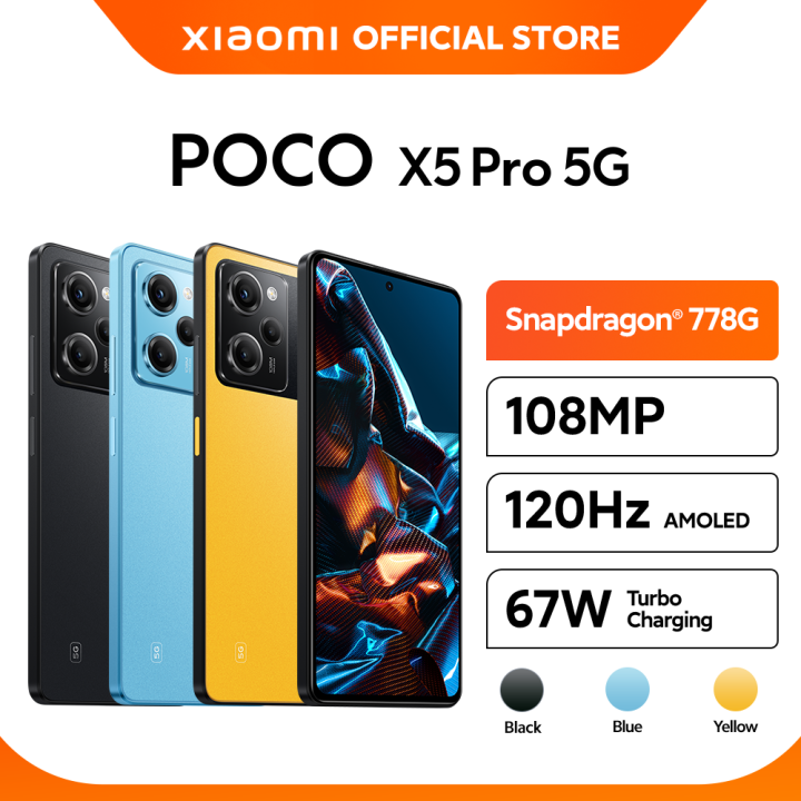 Official Xiaomi Poco X5 Pro 5g 6gb128gb 8gb256gb Snapdragon 778g 5g 120hz Amoled 67w 2234