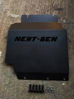 Black next gen การ์ดกันเเคร้งมอเตอร์พวงมาลัยไฟฟ้า Ford Next gen ทำสีดำ