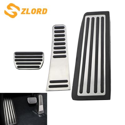 Car Accelerator Brake Pedal Footrest Pedal Plate Cover Interior Refit For Volvo XC60 XC90 S90 2018-2021 Non-Drilling Accessories