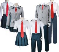 My hero Academia Cosplay Tsuyu Asui Costume Anime School Girl Uniform Hoodie Jacket Outfit Dress Suit