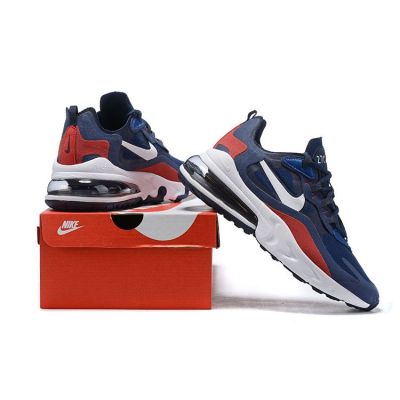 [HOT] Original✅ ΝΙΚΕ ★NEWEST!★ Ready Stock Ar* Maxss- 270 Reac Rear Half Palm Cushion Running Shoes Sneakers White Blue Red 40-45