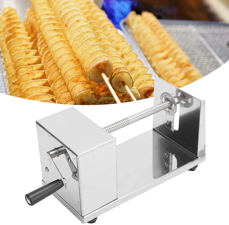 6pcs Twisted Potato Slicer Twister Cutter Spiral Vegetable Cutter For BBQ Potato  Chips, French Fries