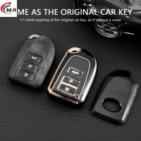 Gold TPU รถ Remote Key Case สำหรับ Toyota VIOS 2021 2022 Yaris Sienta 2020 Hiace 2002/3