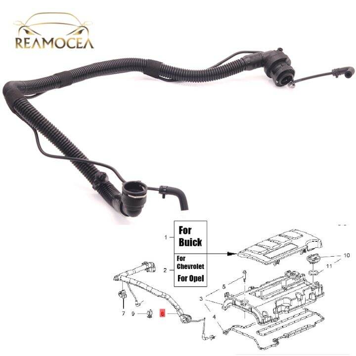 Reamocea 25193343 Positive Crankcase Ventilation PCV Hose Tube With
