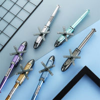 Kongzicheng Creative Helicopter Metal Gel Pen 0.5Mm Writing Novelty Kids Toys Stationery