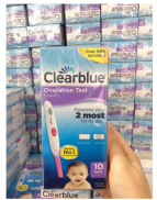 Que thử rụng trứng điện tử Clearblue Ovulation test Healthy care 2 most