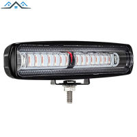 ไฟเตือนเขตอันตรายข้าง30W ไฟ LED กระแสตรง12-80V 15สัญญาณไฟเพื่อความปลอดภัยสำหรับรถบรรทุกไฟนิรภัยของรถยกข้าง30W