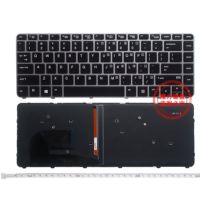 【Xiaohongs keyboard film 】  ใหม่แล็ปท็อปสหรัฐแป้นพิมพ์ Backlit สำหรับ HP EliteBook 840 G3 745 G3 745 G4 840 G4 848 G4แสงไฟ