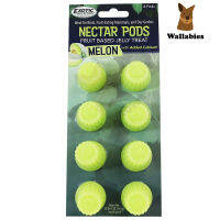 Exotic Nutrition NECTAR PODS Melon ขนมเยลลี่สำหรับชูการ์รสเมล่อน 1 แพ็ค 8 ชิ้น 0.56oz. (16g.)