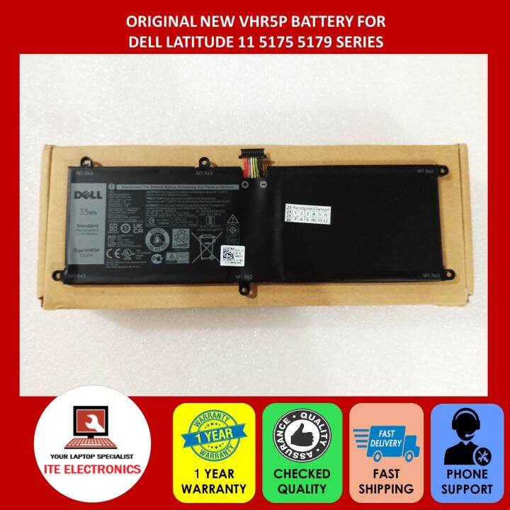 Original Dell Latitude 11 5175 5179 Series Battery Vhr5p Lazada