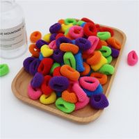 【hot】✿❀❅  50/100pcs Baby Small Elastic Hair Bands Ponytail Holder Kids Headband Ties Colorful Rubber Band Accessories