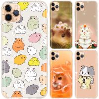 ✉✉ Soft Silicone Phone Case For iPhone 12 11 Pro X XR XS Max XR 6 7 8 G Plus SE 2020 5 Cover A hamster