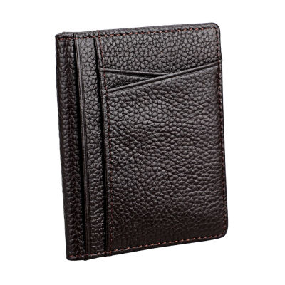 Leather Card Holder Small Wallets Fashion Men Card Holder Card Holder Card Holder Wallet Mini Card Holder