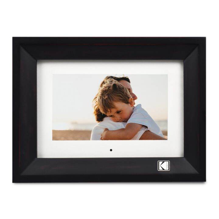 Kodak 7 Inch Wooden Digital Picture Frame With Remote Desktop,1024*600