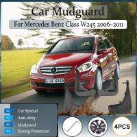 แผ่นกันโคลนรถยนต์สำหรับ Mercedes-Benz B-Class B200 W245 2005 ~ 2011บังโคลนบังโคลนป้องกันการสาดอุปกรณ์ตกแต่งรถยนต์4ชิ้น