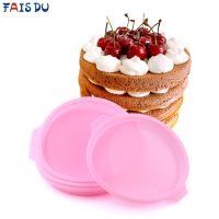 4/6/8 inch Round Silicone Pastel Layer Cake Mould Silicone Mousse Mold Round Baking Tools For Cakes Cooking Forms Bread Cake  Cookie Accessories