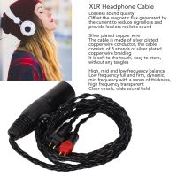 อะไหล่สายเคเบิลตัวผู้ Hi-Fi 4พินสำหรับ HD6XX สมดุล XLR สายหูฟังสมดุล XLR สำหรับ HD565สำหรับ HD525