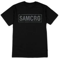 T-SHIRTเสื้อยืดผ้าฝ้ายพิมพ์ลาย Sons of Anarchy samcro