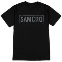 เสื้อยืดผ้าฝ้ายพิมพ์ลาย Sons of Anarchy samcro  JBFF