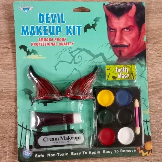 Halloween Make Up Set Devil Screw Skin Body Face Paint Series Lazada
