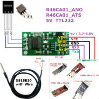 diymore DS18B20 RS485 RS232 TTL Com UART Temperature Sensor Board Temperature Acquisition Sensor Modbus RTU for Arduiuo PC PLC MCU