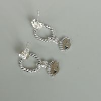 Sterling silver eye ear danglers | Bohemian earrings | Cartilage earrings | 925 Silver jewelry | E1038