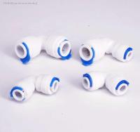 ◈☼✢ Fit for 1/4 3/8 OD Tube Elbow L Pushfit Equal Reducer Connector Fitting Aquarium Reverse Osmosis RO Water dispenser