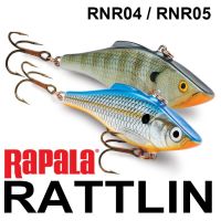 เหยื่อปลอม RAPALA RATTLIN ขนาด 4ซม.  5ซม.