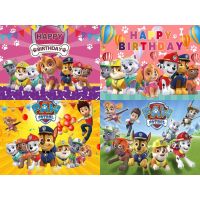 5x3ft PAW patrol theme party backdrop birthday decoration background cloth 150x100 CM