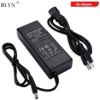 DC12V 8A Power Supply Adapter DC24V 5V AC Transformer Switching Driver Power Converter for LED Strip Lights CCTV Camera Cooler