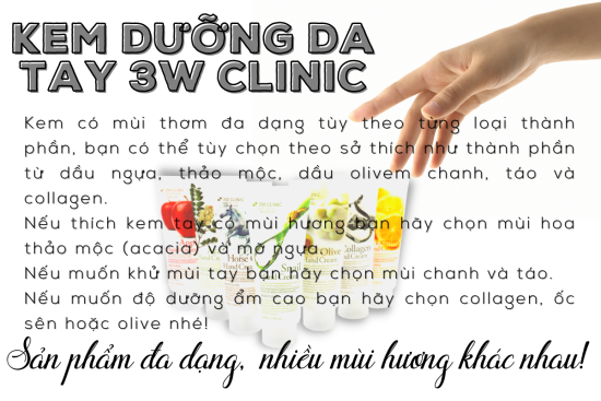 Kem dưỡng tay ốc sên 3w clinic moisturizing hand cream 100ml - ảnh sản phẩm 8